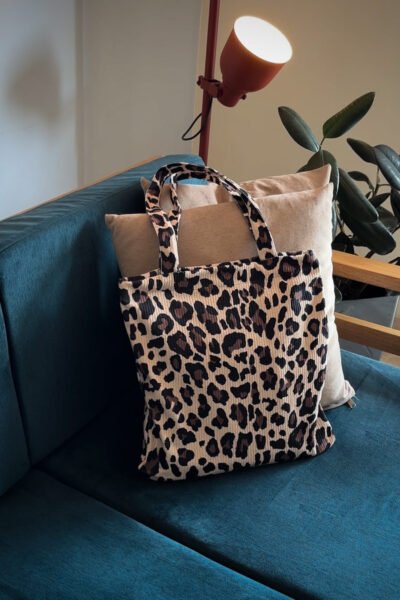 Tote bag leopardo
