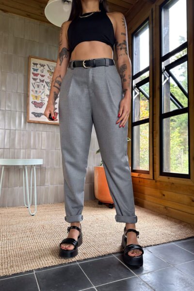 Clasico gris cuadros