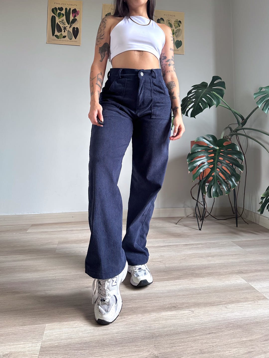 Selena azul oscuro